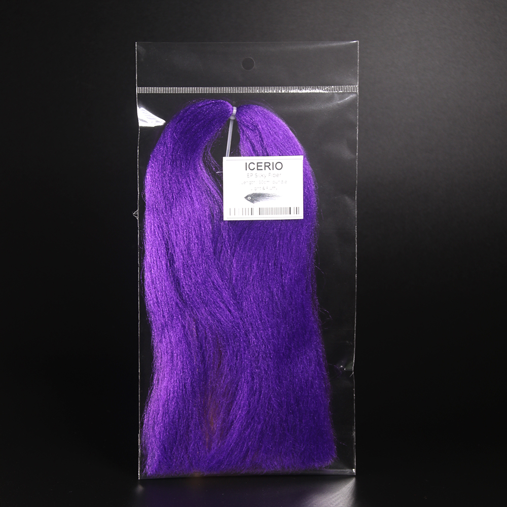 ICERIO 1Pack Soft EP Silky Fiber Light Fluffy Minnow Baitfish Streamer Fly Tying Materials Fly Bait Long Hair Fiber