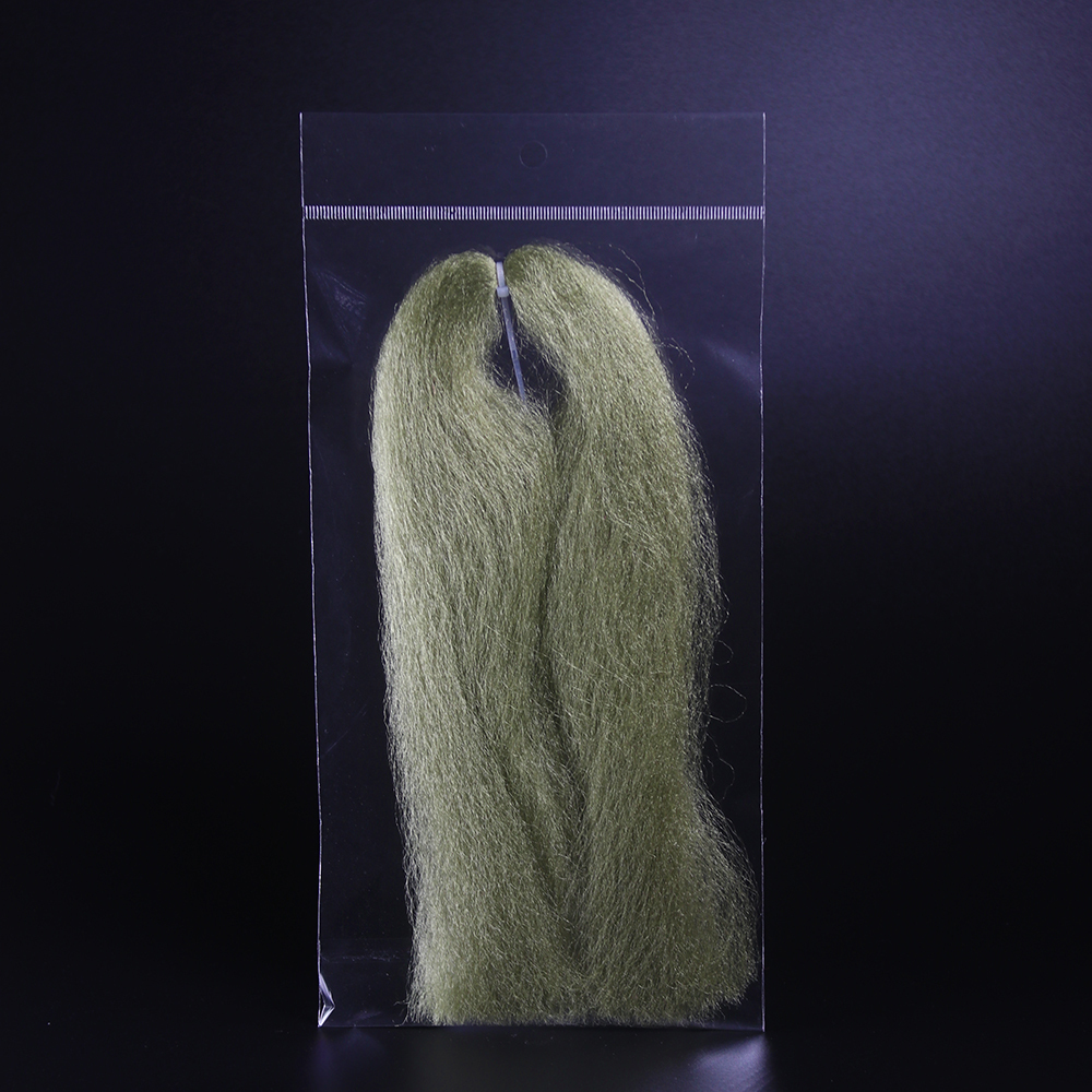 ICERIO 1Pack Soft EP Silky Fiber Light Fluffy Minnow Baitfish Streamer Fly Tying Materials Fly Bait Long Hair Fiber