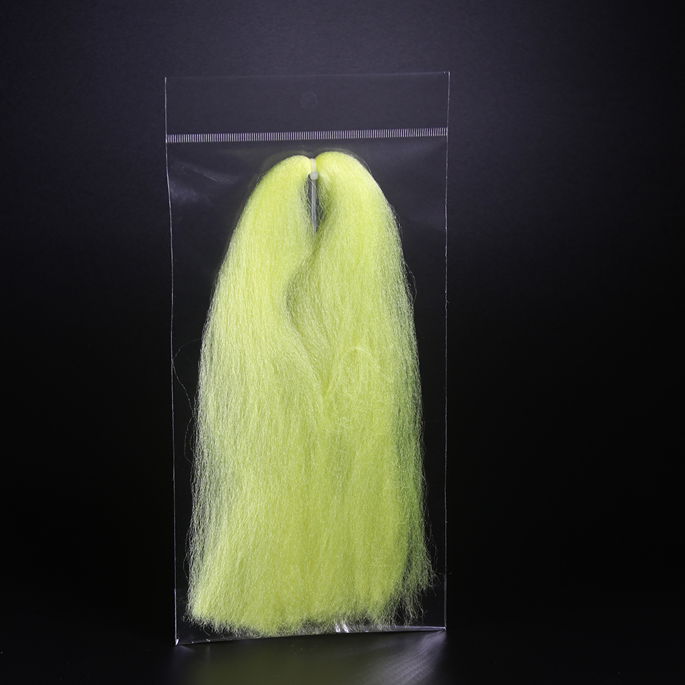 ICERIO 1Pack Soft EP Silky Fiber Light Fluffy Minnow Baitfish Streamer Fly Tying Materials Fly Bait Long Hair Fiber