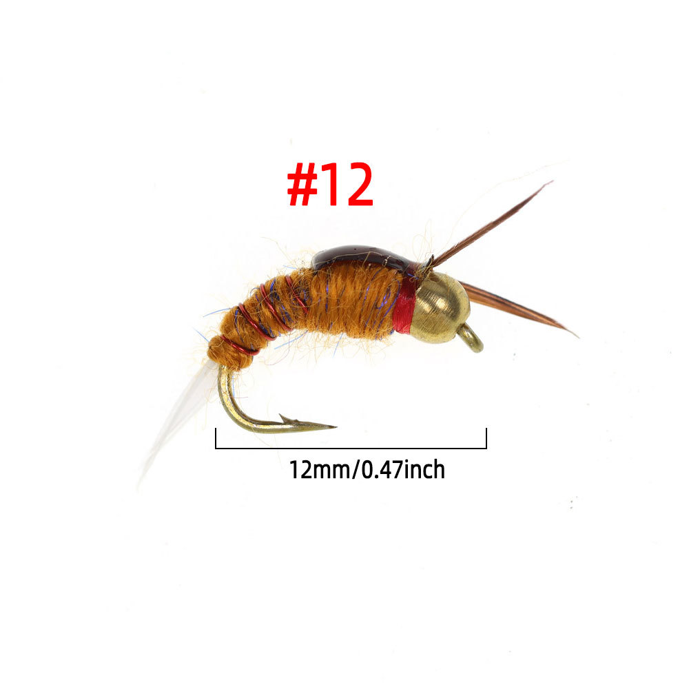 #12 Brass Bead Head Stonefly Nymphs Fly