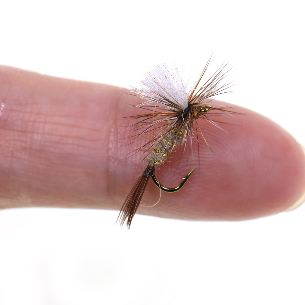 Brown Hackle Parachute Adams Dry Fly