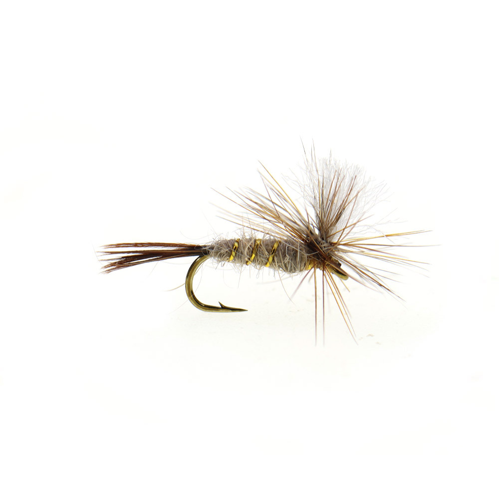 Brown Hackle Parachute Adams Dry Fly