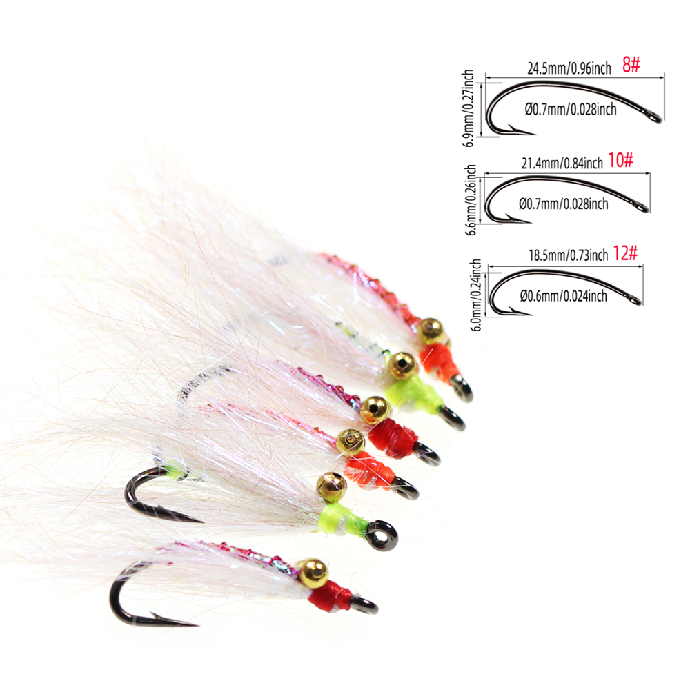 #8 #10 #12 Chainbead Eye Crazy Charlie Fly