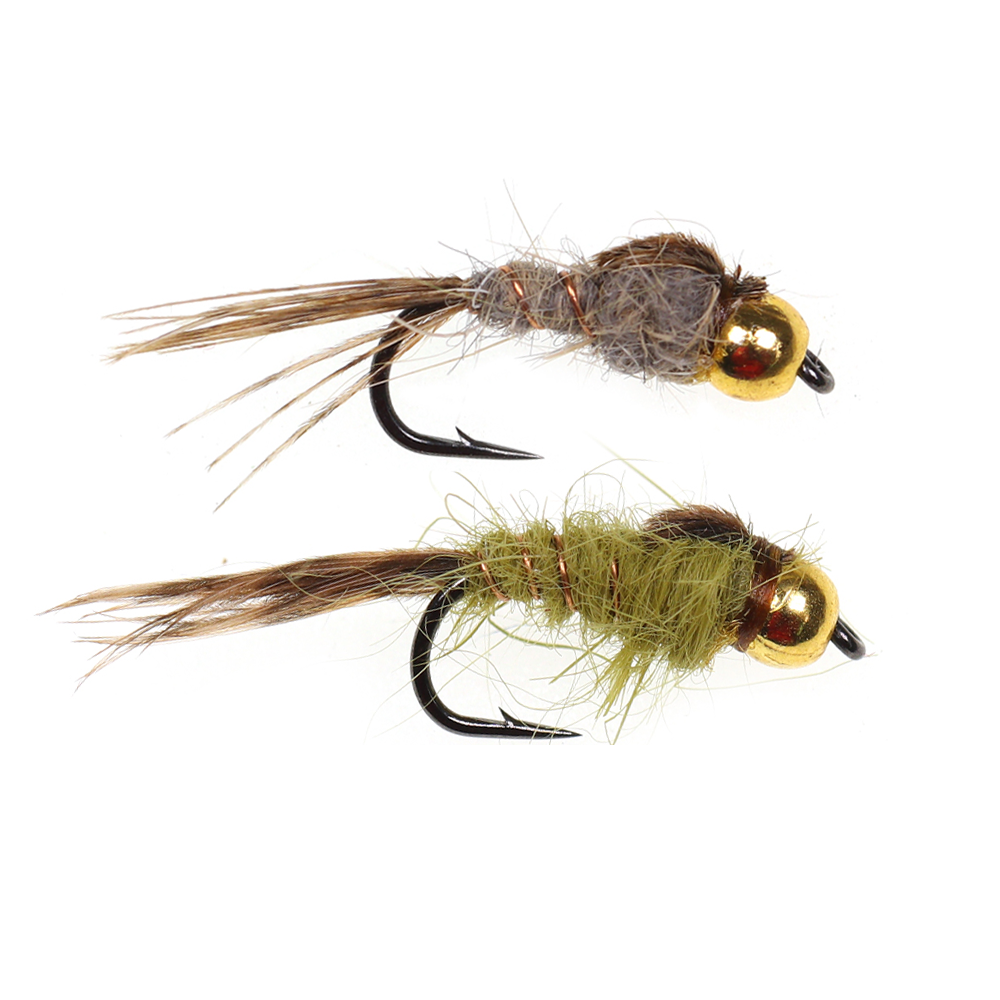#14 Brass Bead Head Hare’s Ear Nymph