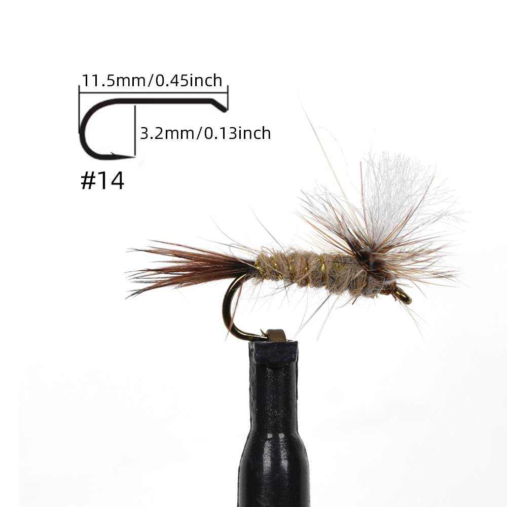 Brown Hackle Parachute Adams Dry Fly