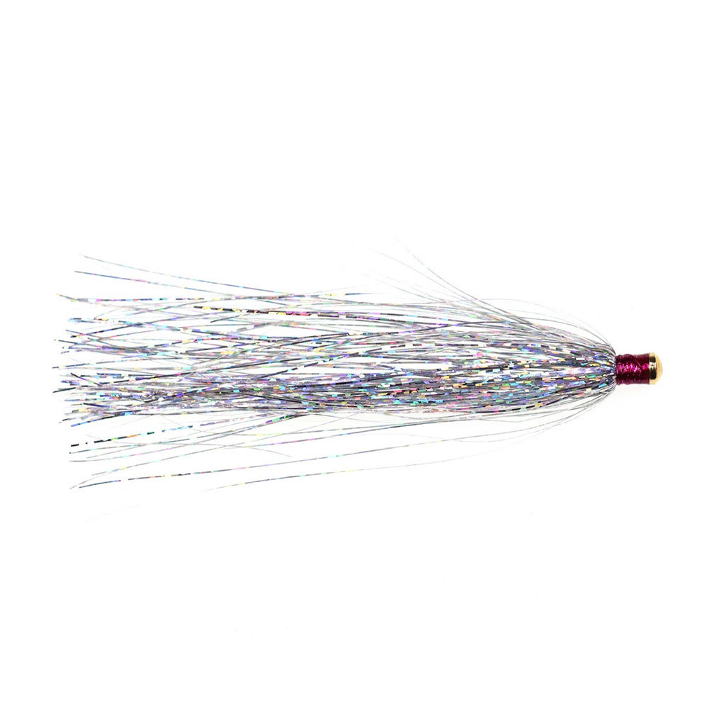 8.5cm/3.35inch Long Holographic Mylar Flash Sliding Tube Teasers Fly