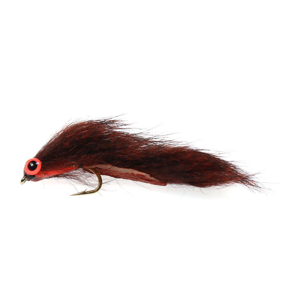 6# 8# Luminous 3D Fish Eyes Pine Squirrel Strip Zonker Streamer Fly