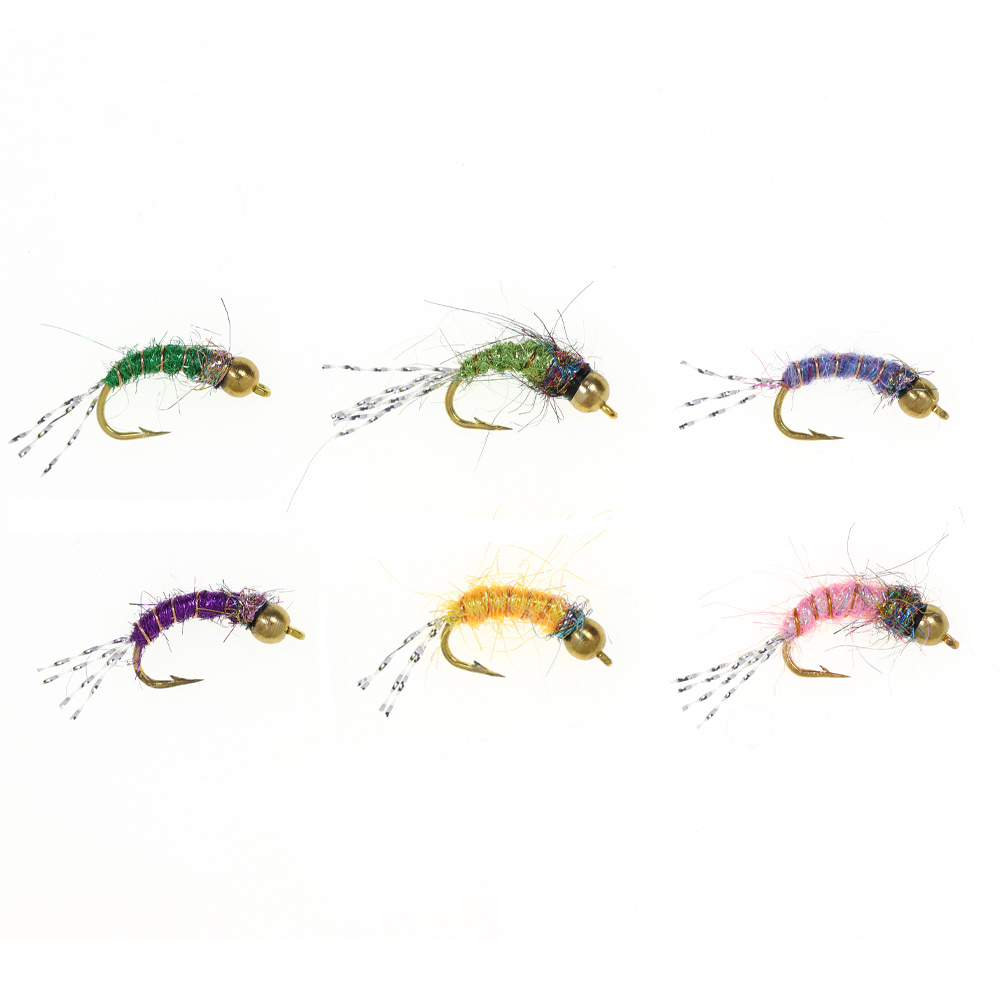 12# Bead Head Caddis Pupa Nymph Fly Fishing Flies