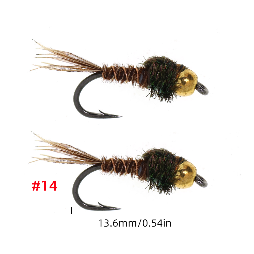 #14 Bead Head Pheasant Tail Nymph Fly