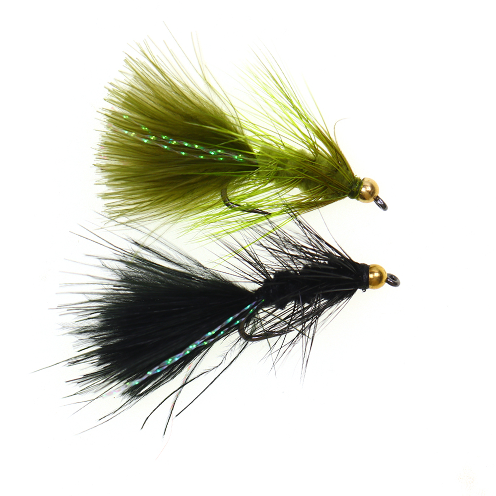 #10 Brass Bead Head Flash Woolly Bugger