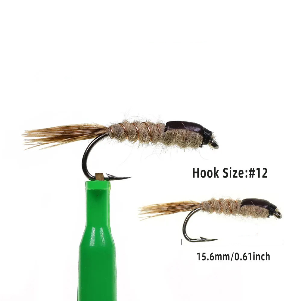 #12 Pheasant Tail Hare’s Ear Nymph Fly