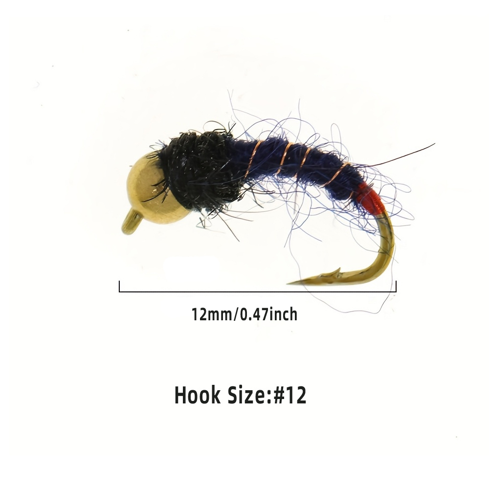 #12 Brass Bead Head Nymph Fly