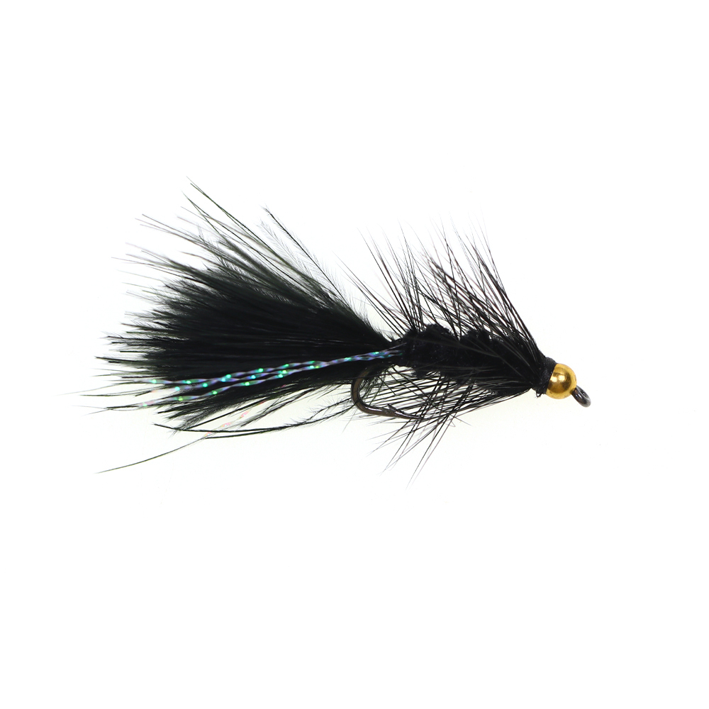 #10 Brass Bead Head Flash Woolly Bugger