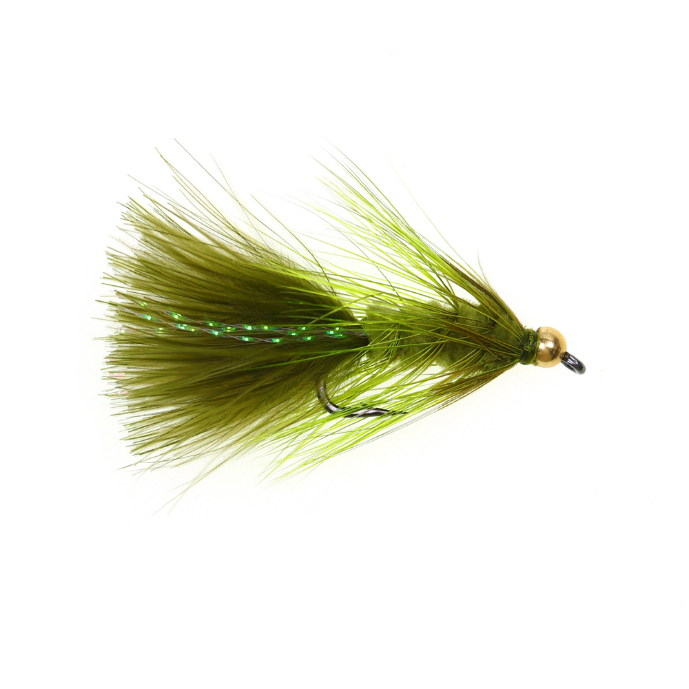 #10 Brass Bead Head Flash Woolly Bugger