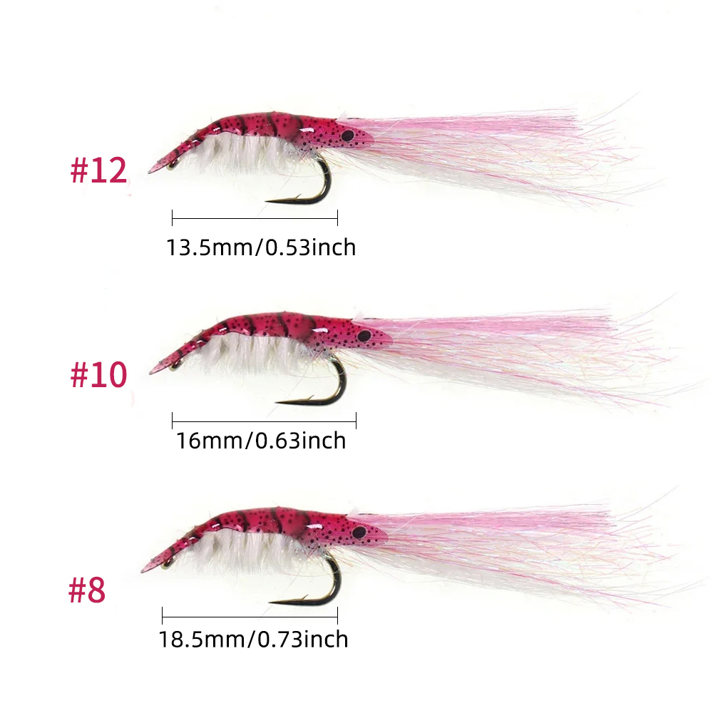 #8 #10 #12 Ice Dub Shrimp Fly Scud Fly