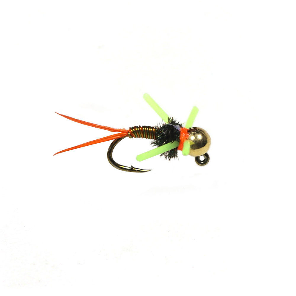 Chartreuse Rubber Leg Wet Euro Nymph