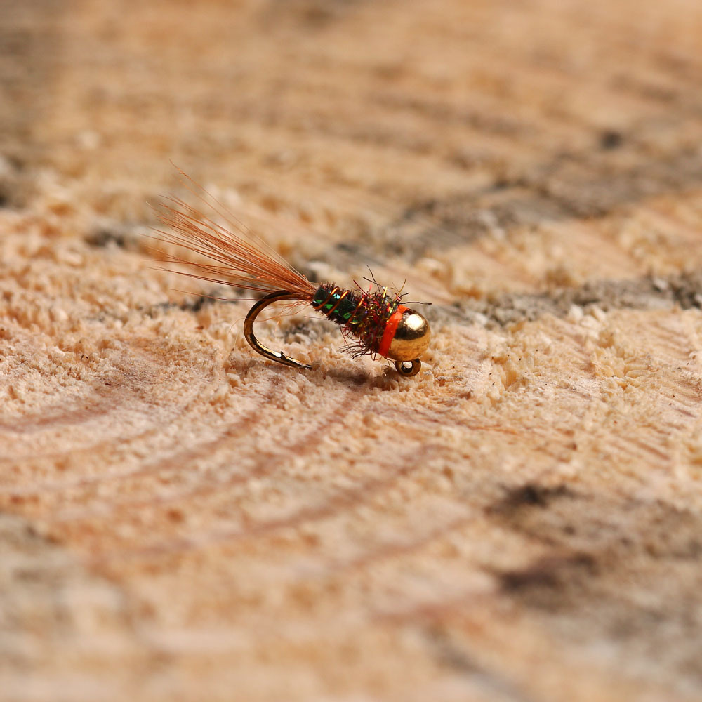 Orange Wet Euro Perdigon Nymph