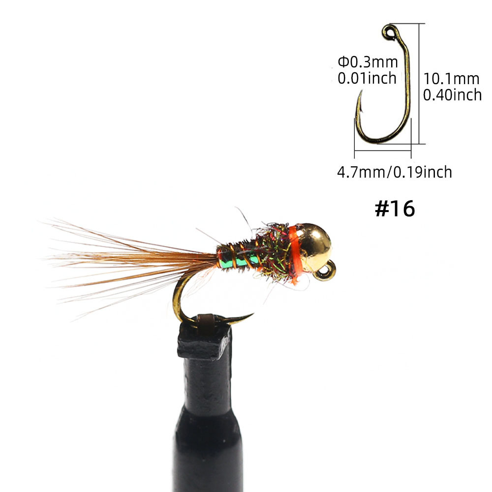 Orange Wet Euro Perdigon Nymph