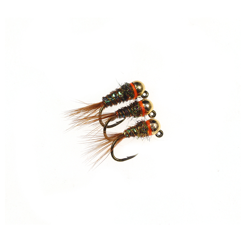 Orange Wet Euro Perdigon Nymph