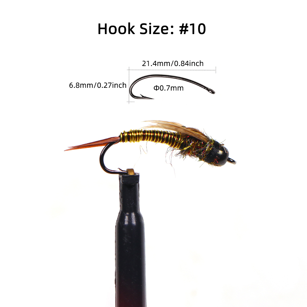 Brass Bead Head Stonefly Nymph Wet Fly