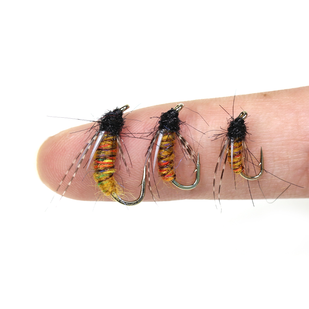 #10~#14 Partridge Soft Hackle Nymph Caddis Pupa Fly