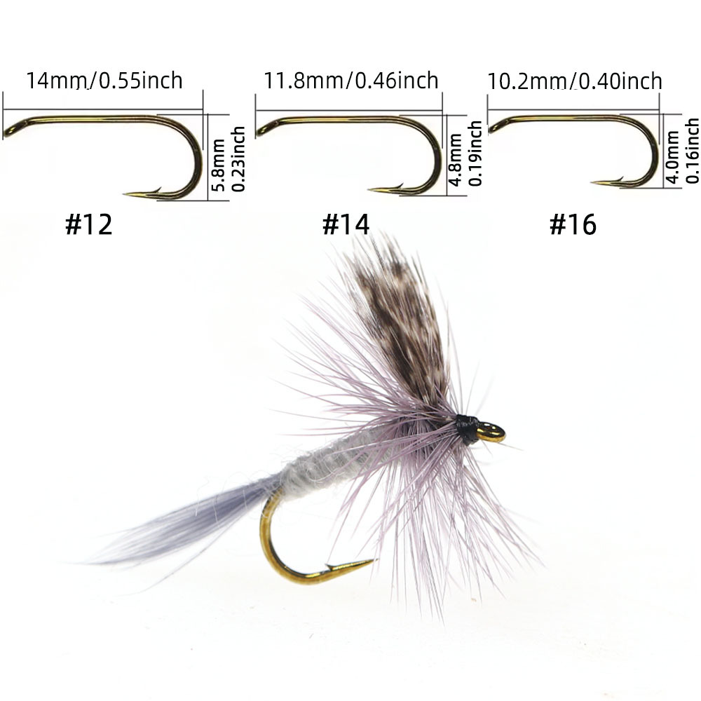 Grey Body Adams Dry Fly