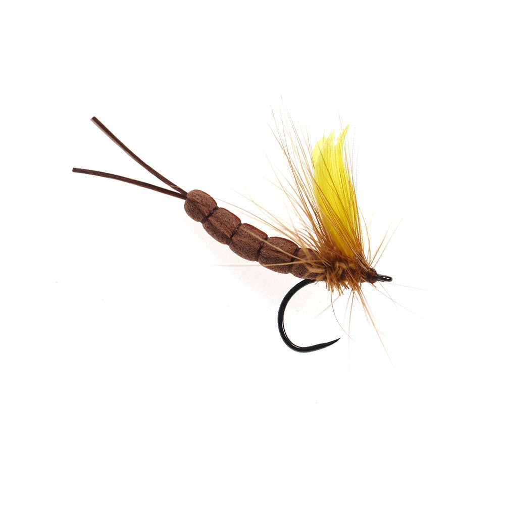 Barbed and Barbless Yellow Mayfly