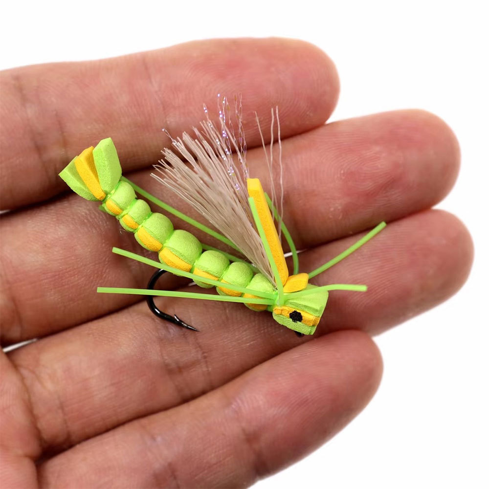 #4Floating Foam Grass Hopper Dry Fly