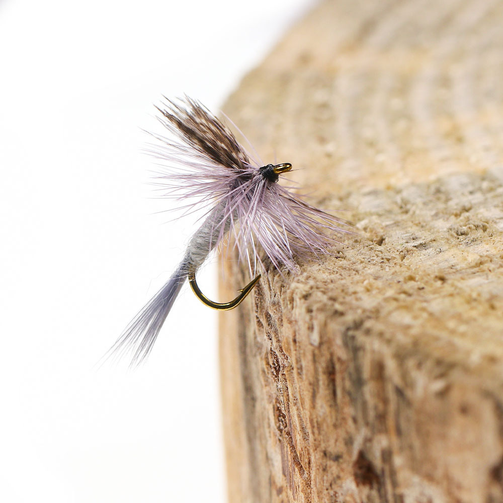 Grey Body Adams Dry Fly