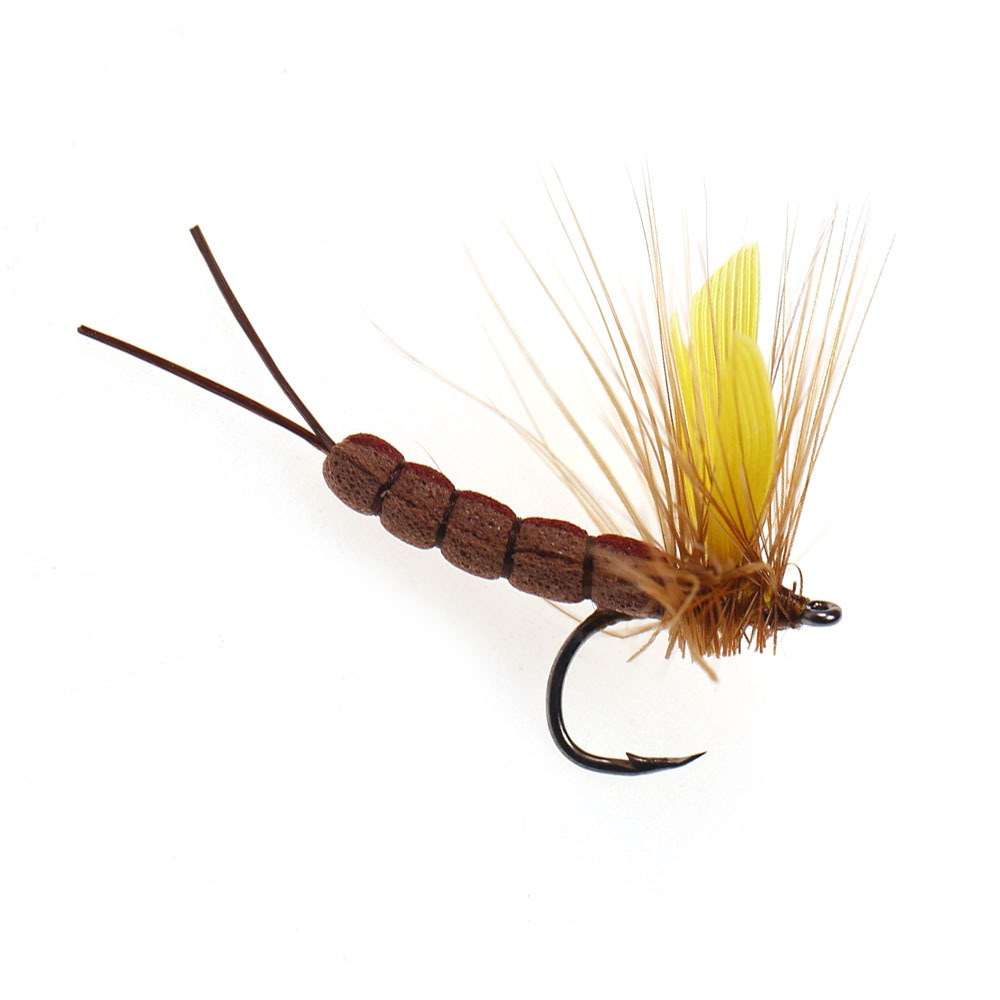 Barbed and Barbless Yellow Mayfly