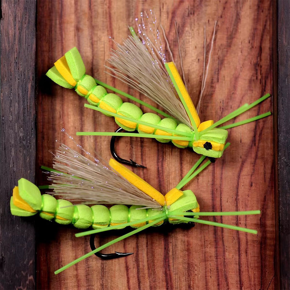 #4Floating Foam Grass Hopper Dry Fly