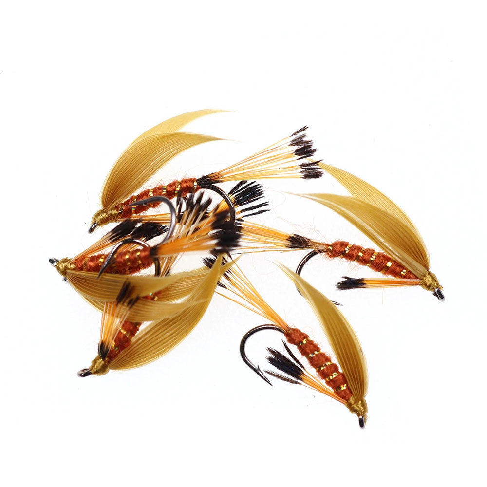 #14 Golden Drake Wing Pheasant Tippets Tail Wet Fly