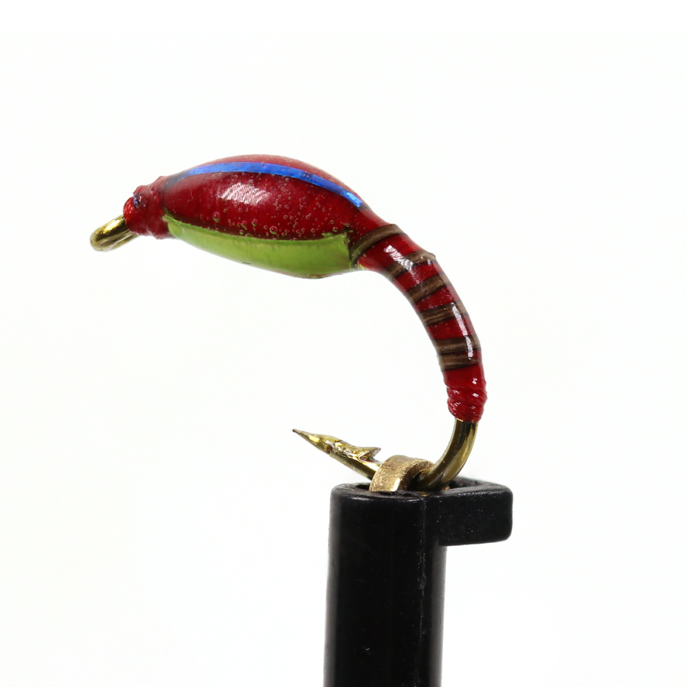 Brass Bead Head Peacock Body Epoxy Buzzer Midge Fly