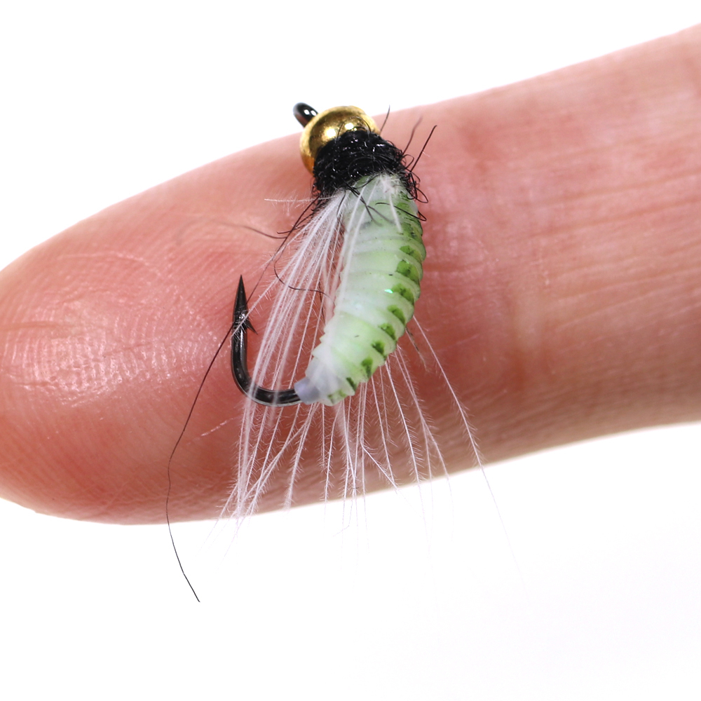 #10 #12 CDC Hackle Scud Nymph