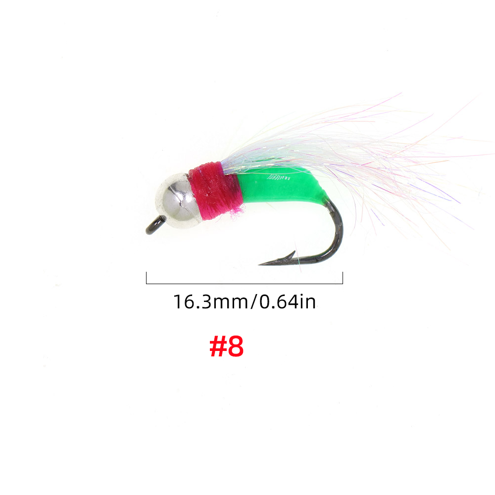 #8 Tungsten Beadhead Ice Fishing Wet Nymph
