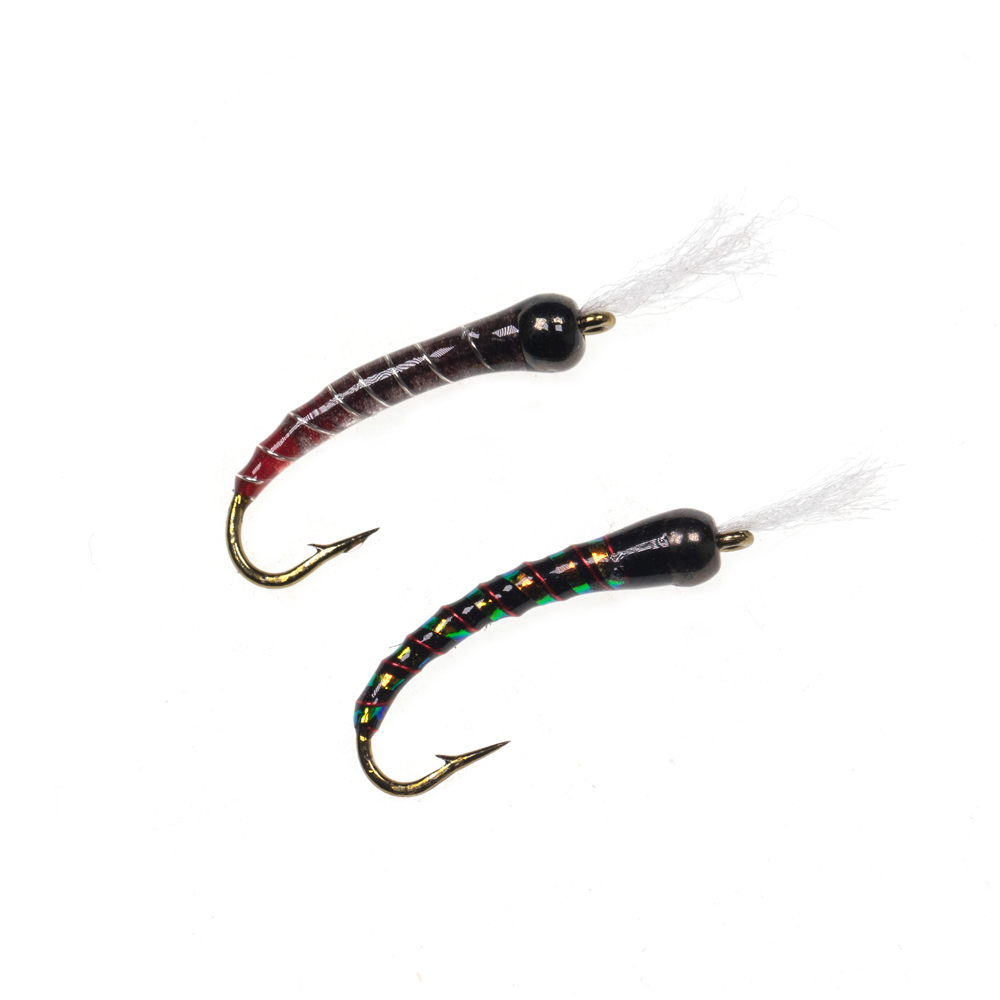 #14 Epoxy Midges Nymph Fly Brass Bead Head Buzzer Midge Fly