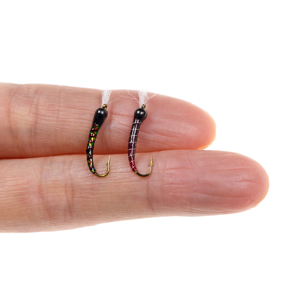 #14 Epoxy Midges Nymph Fly Brass Bead Head Buzzer Midge Fly