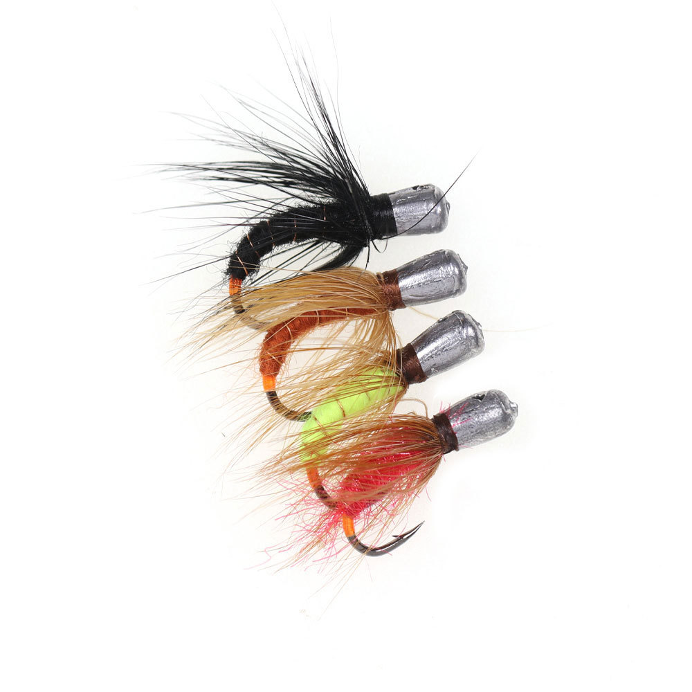 #6 #8 #10 #12 Weighted Buggy Worm Ice Jig Fly