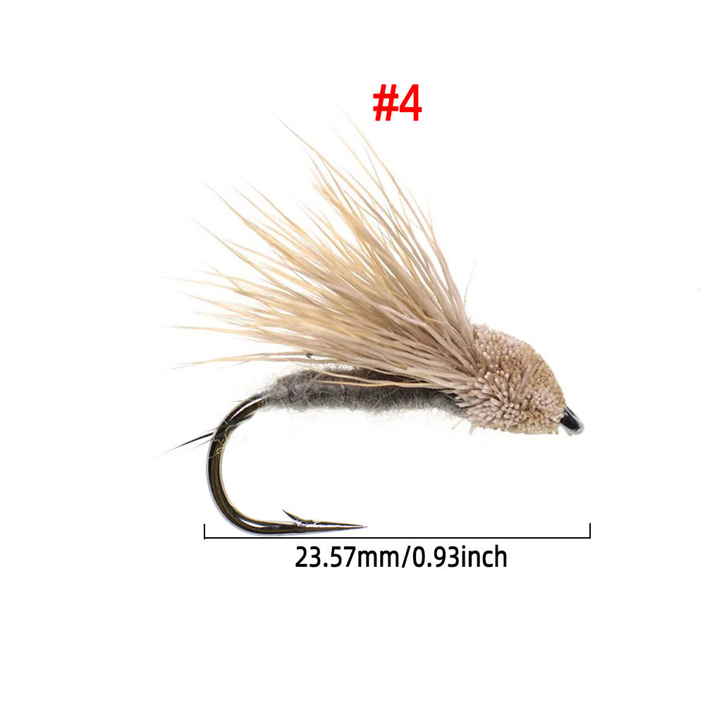 #4 Deer Hair Cicada  Grasshopper Dry Flies