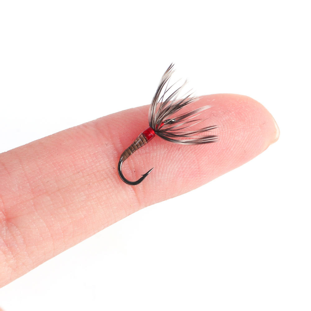 #14 #16 #18 Epoxy Tenkara Flies Parachute Grizzly Hackle Dry Flies