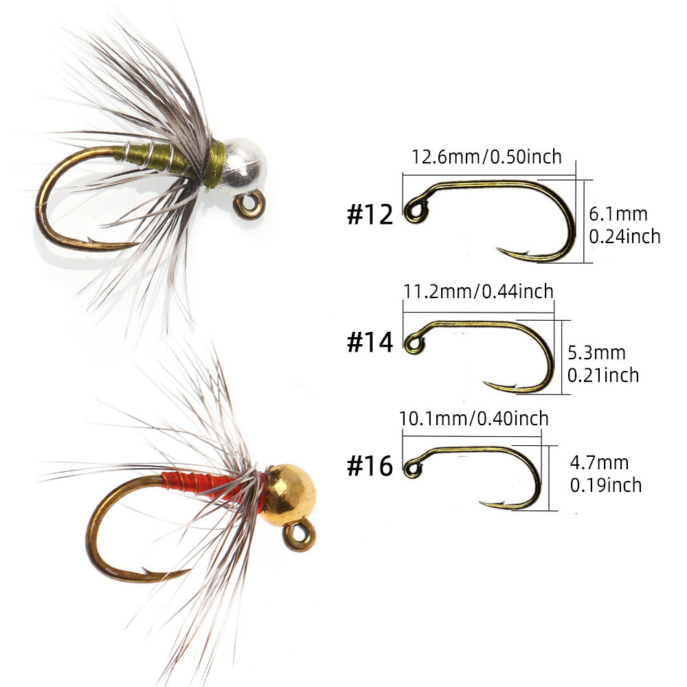 Orange/Olive Midge Jig Nymph