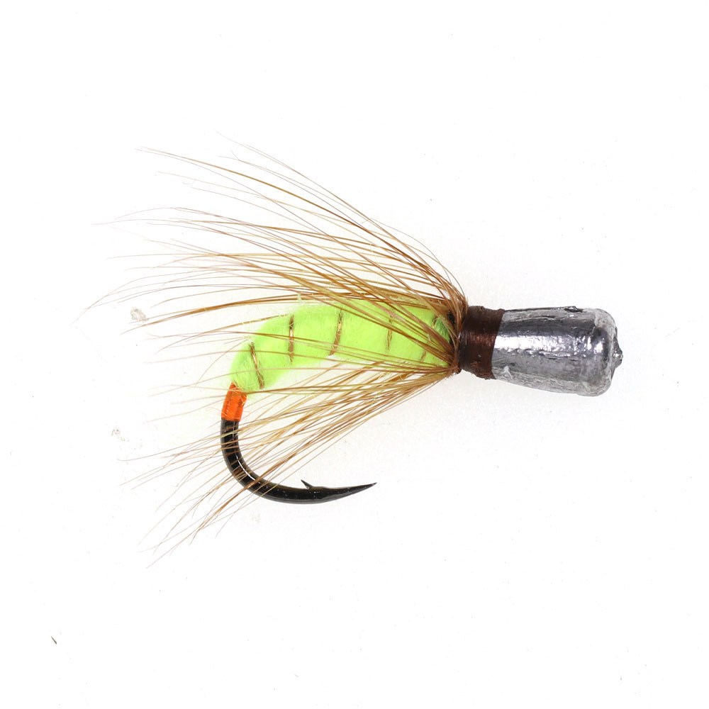 #6 #8 #10 #12 Weighted Buggy Worm Ice Jig Fly