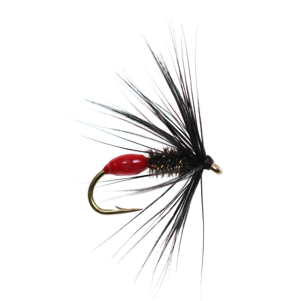 #12  Peacock Soft Hackle Red Butt Epoxy Ant Fly