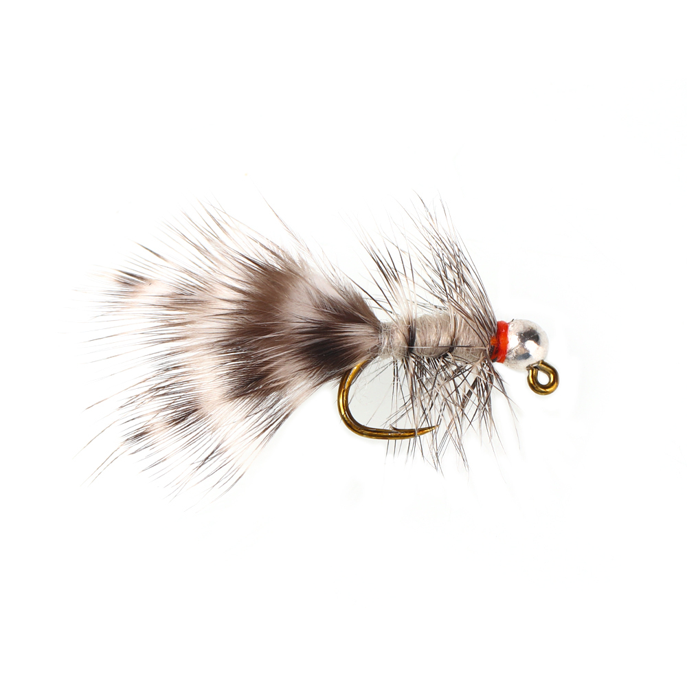 Grizzly Saddle Hackle Euro Nymph