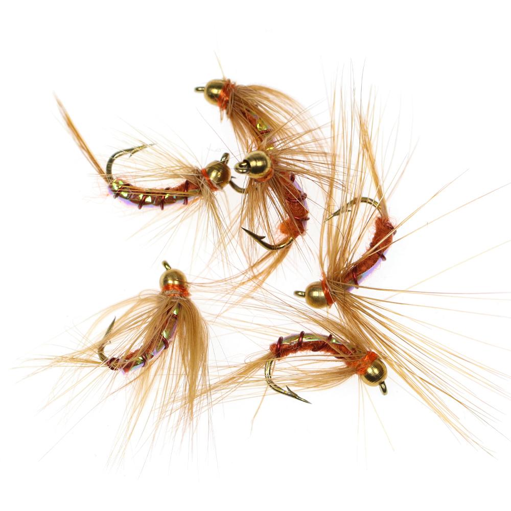 #12  Brass Bead Head Polish Variant Nymph Flies