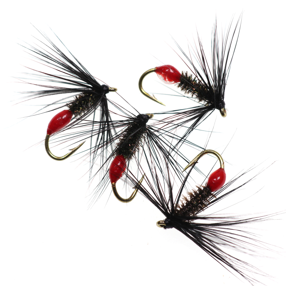 #12  Peacock Soft Hackle Red Butt Epoxy Ant Fly