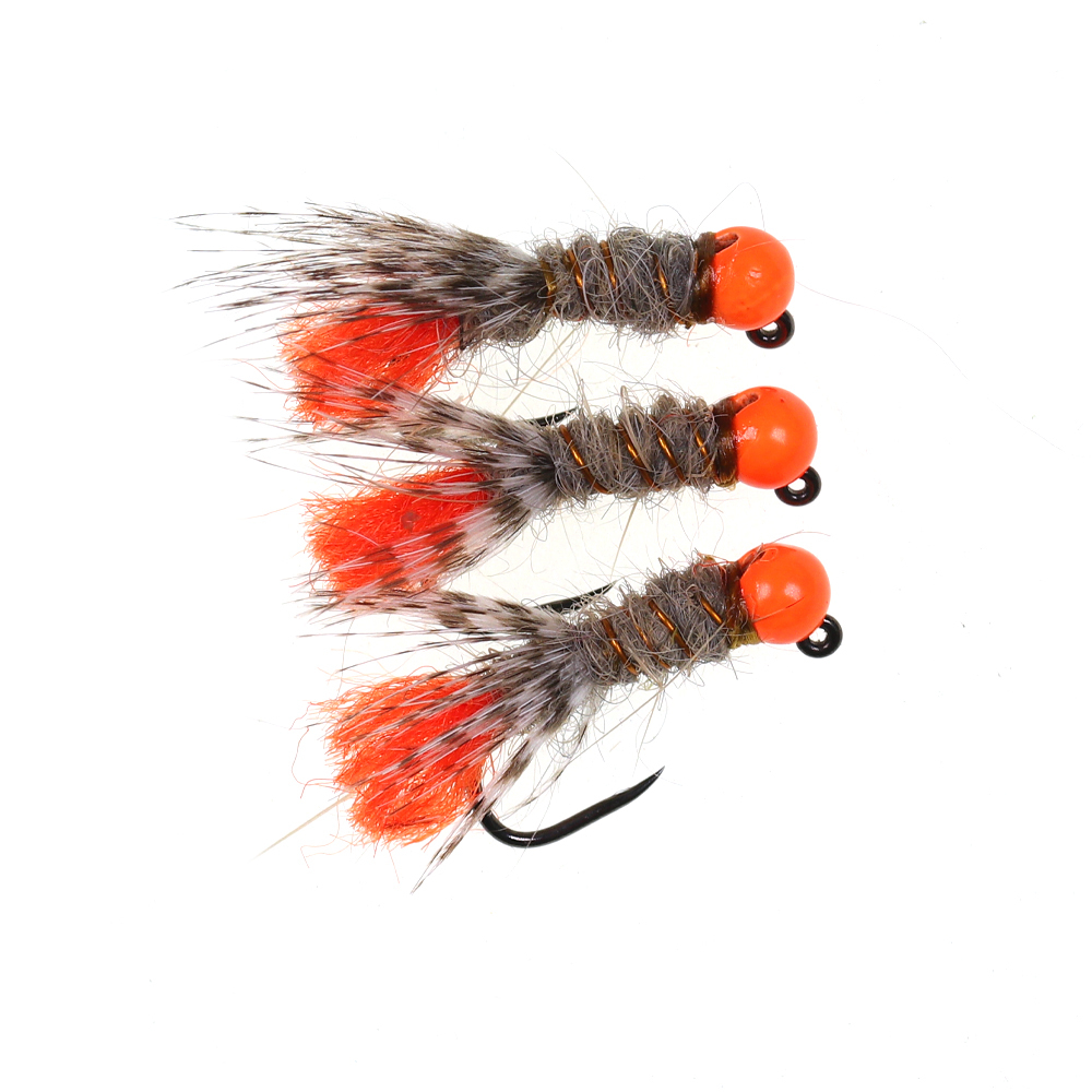 #12 #14 Tungsten Bead Head Hare's Ear Dub Jig Nymph Flies