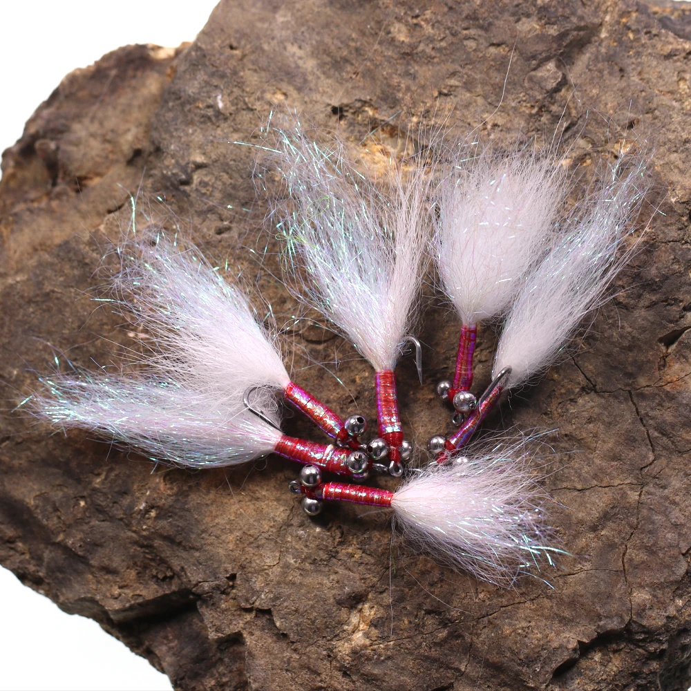 #4 #6 #8 #10 Chain Bead Eye Minnow Streamers Fly