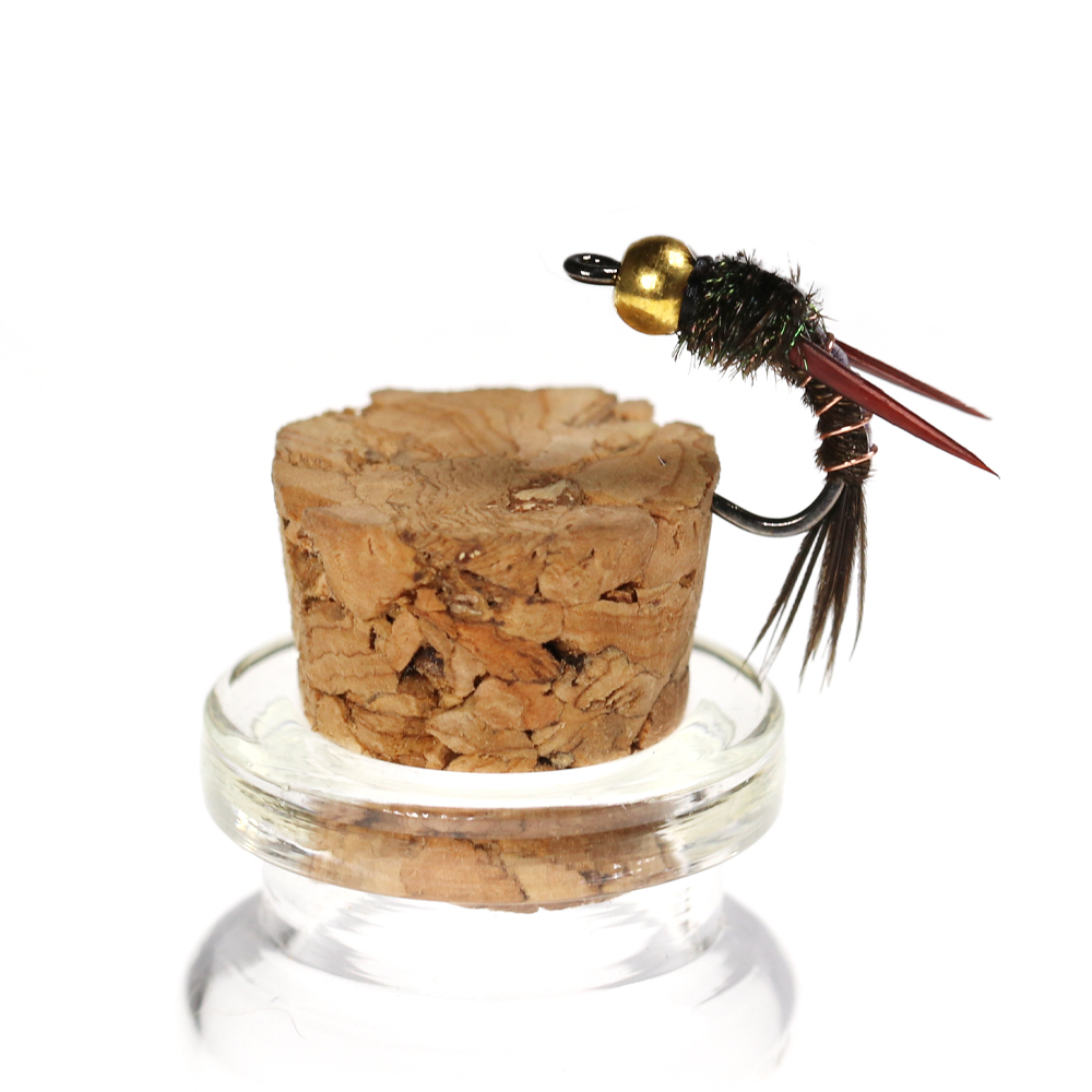 #10 #12 Brass Bead Head Evil Weevil Wet Fly