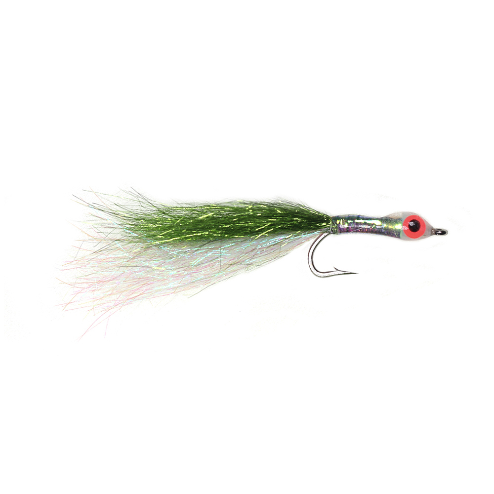 #4 #6 #8 Luminous 3D Fish Eye Epoxy Minnow Streamer Fly
